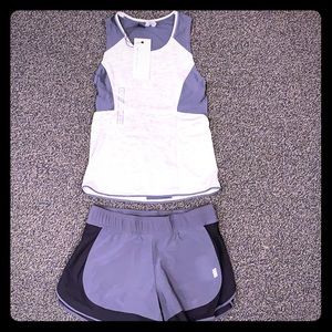 NWT Second Skin women’s shorts and tank top